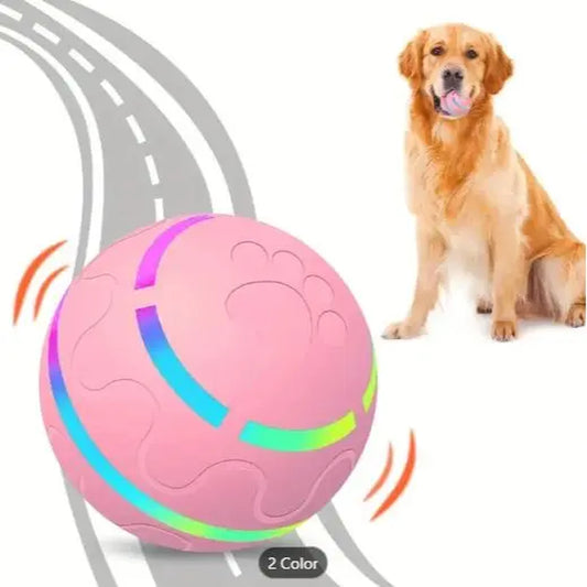 Interactive Motion-Activated Pet Toy - Rechargeable Rolling Ball for Dogs and Cats, Boost Exercise & Fun!